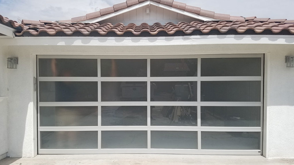 residential reflective garage door