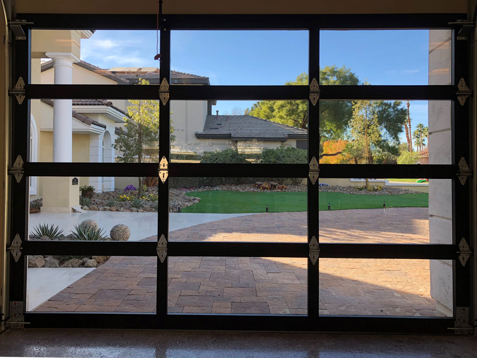 residential reflective garage door