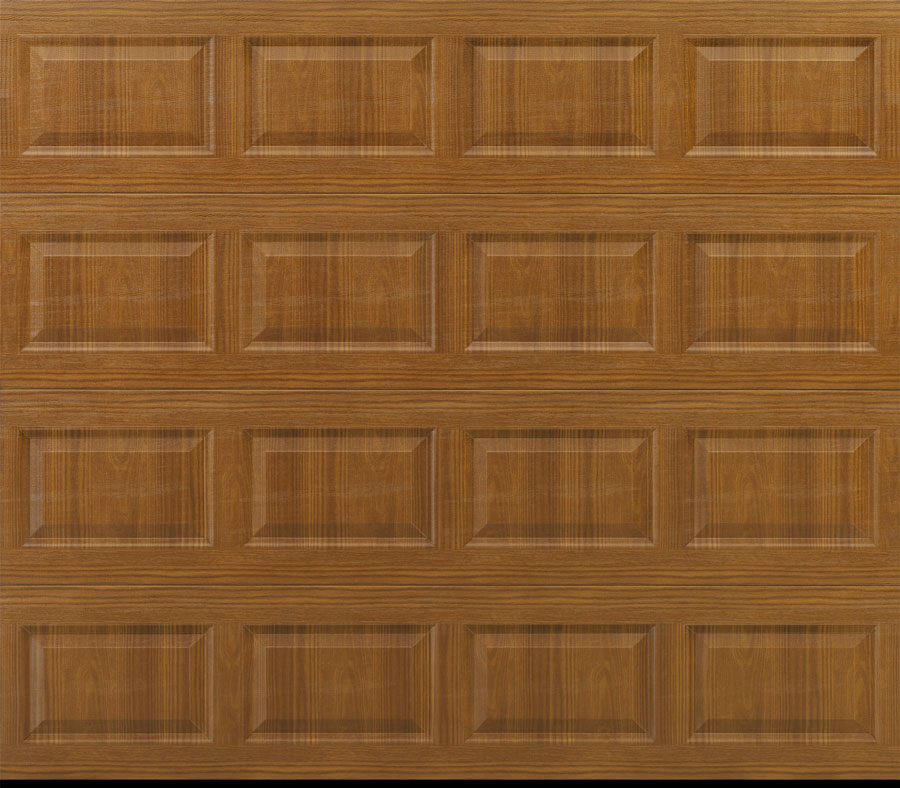 residential wooden garage door