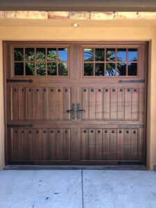 rustic garage door