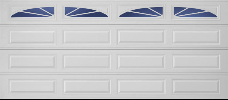 residential white garage door