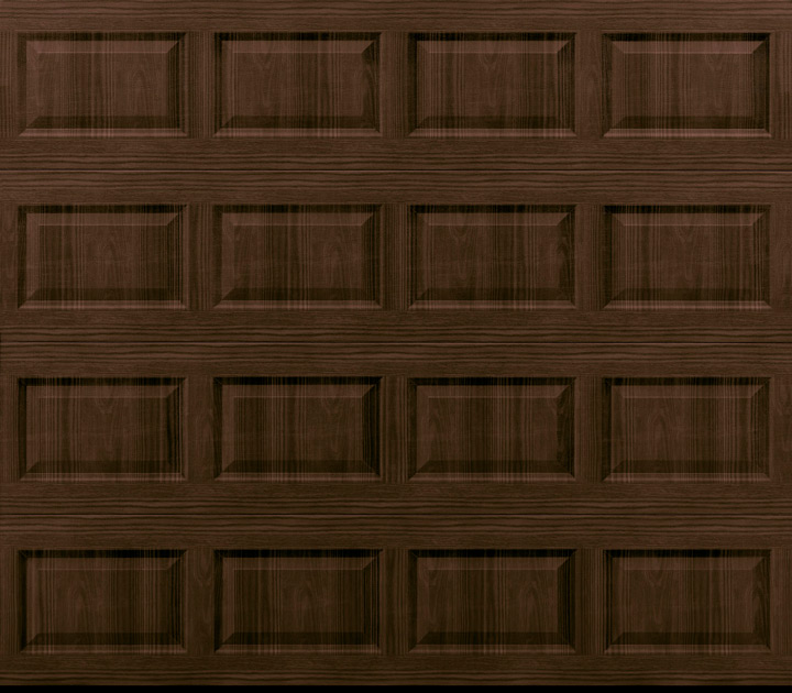 new wooden garage door